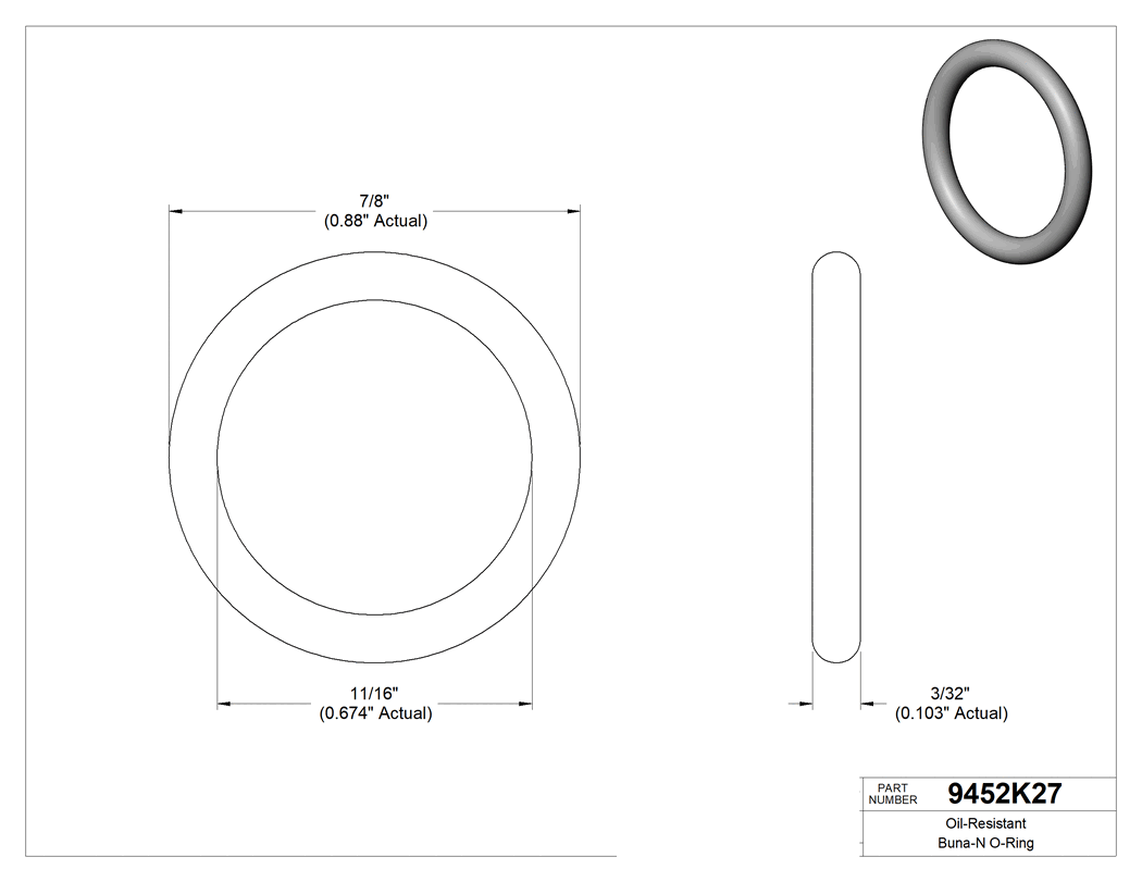 Technical drawing - 9452K27